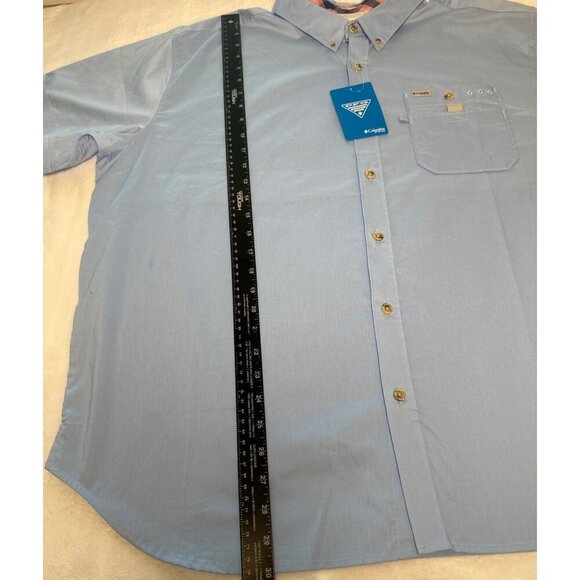 Columbia Sportswear Men's Bonefish Shirt Light Blue, 2X-Large - Men's Fishing - Picture 8 of 13
